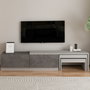 Hanah Home Soporte para TV Gordion Marble y Gris